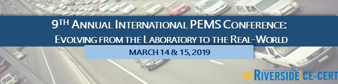 2019 UCR International PEMS Conference