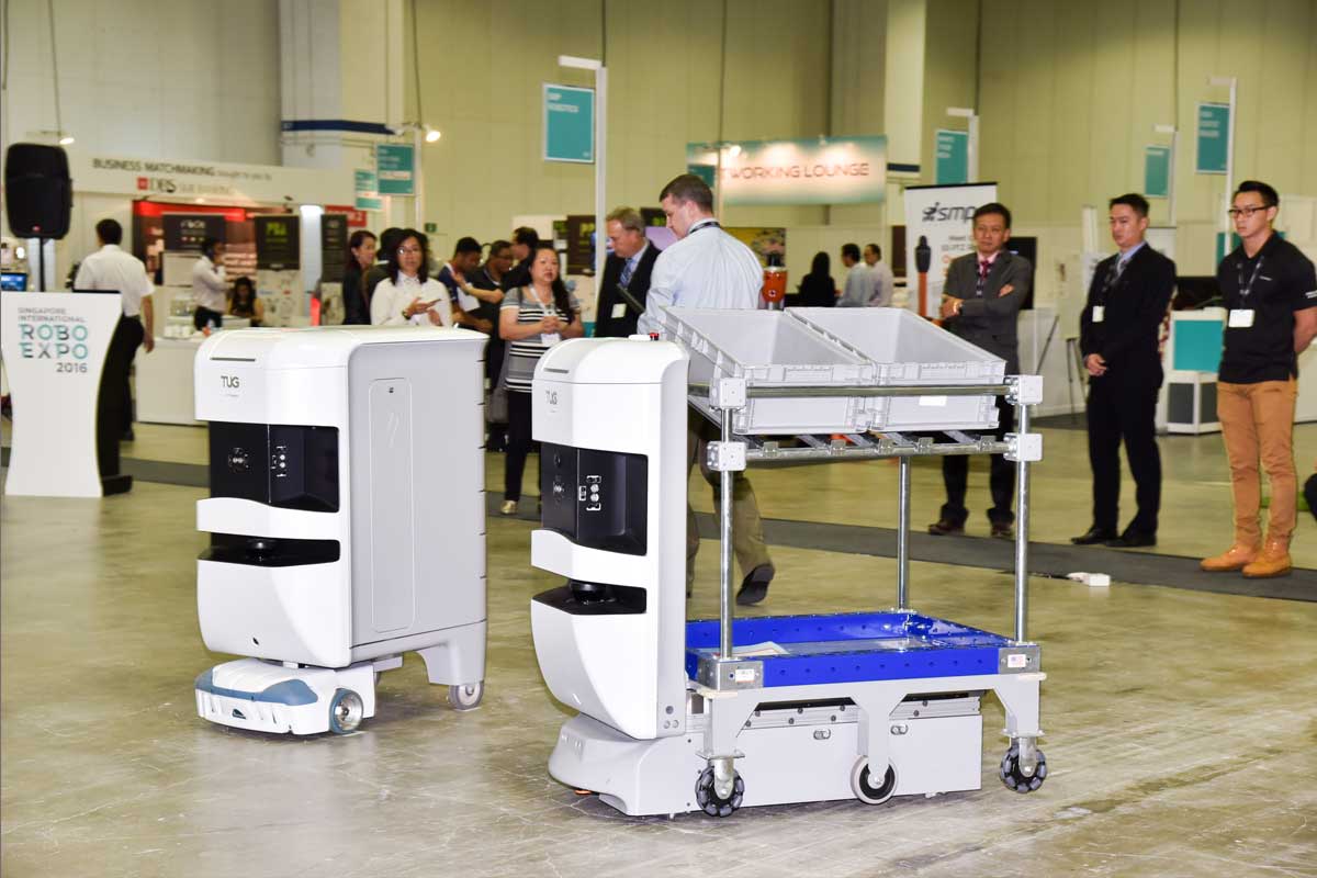 Industrial Robots at Singapore International Robo Expo 2017