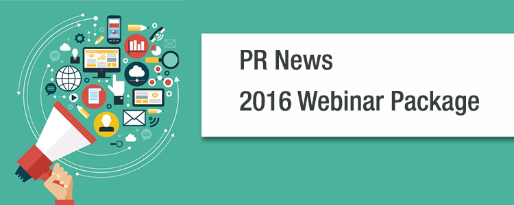 PR News 2016 Webinar Package