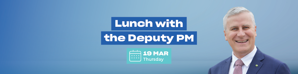 Lunch with the Deputy PM