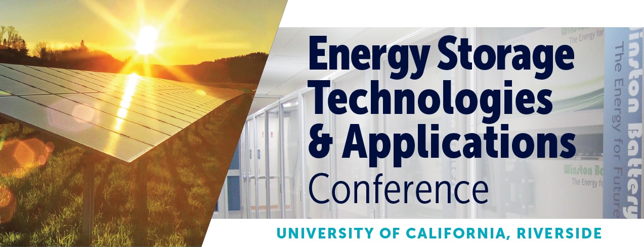 UCR WCGEC 2019 Energy Storage Technologies and Applications Conference