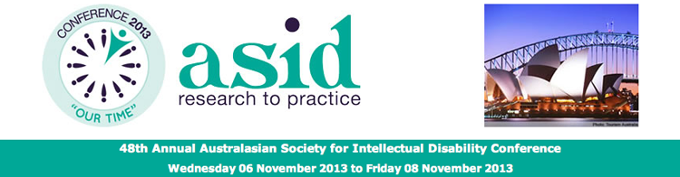 48th Annual Australasian Society for Intellectual Disability Conference
